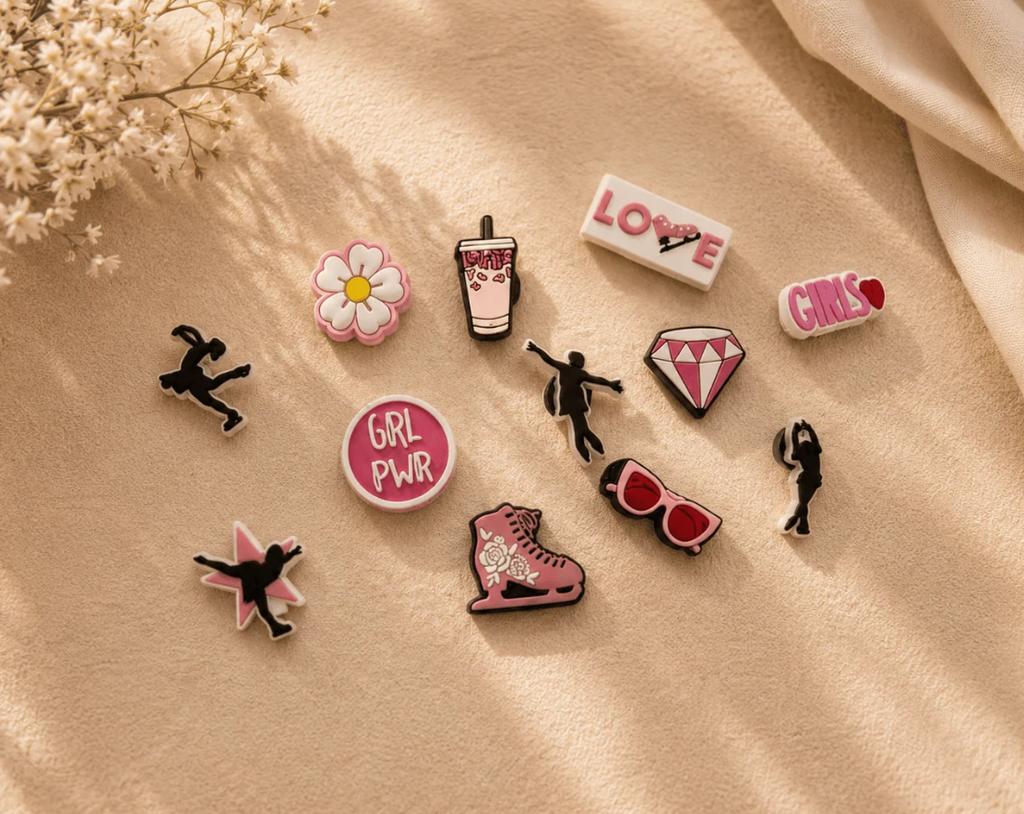 Skating Croc Pins
