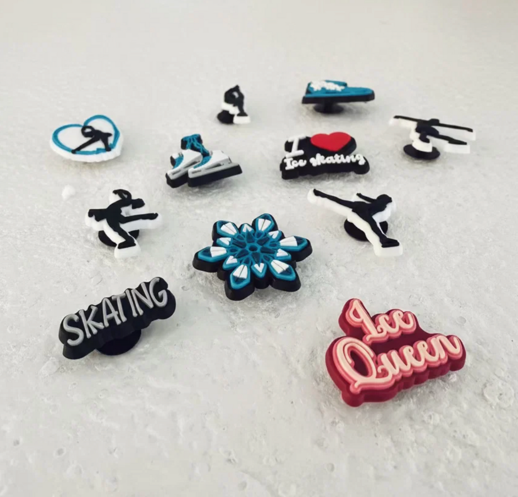 Skating Croc Pins