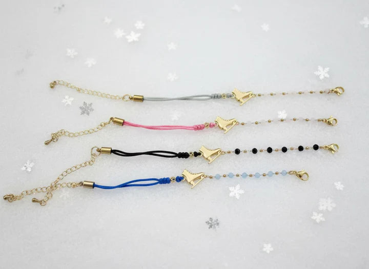 Matte Rhinestones Ice Skating Bracelet