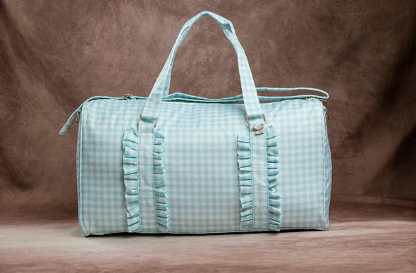 Gingham Skating Bag