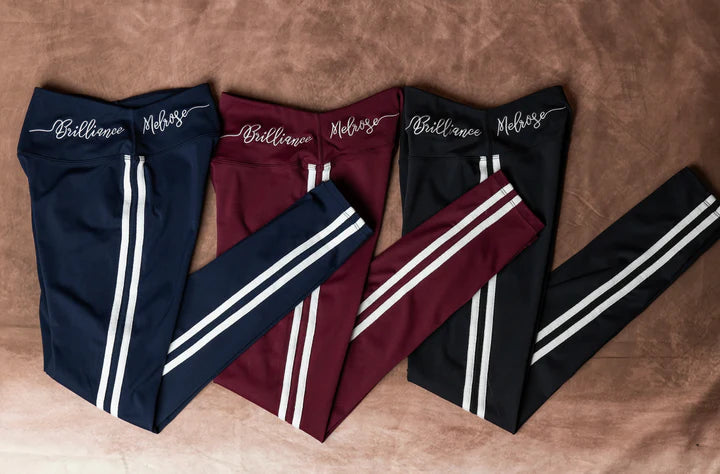 Ensemble de patinage à rayures