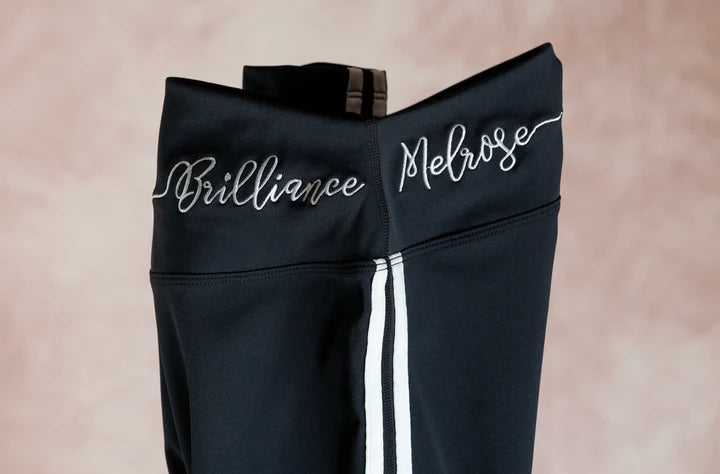 Ensemble de patinage à rayures